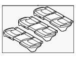 89100CH410FG5 - Body: Seat Cushion for Kia Image