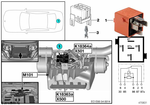 12631742690 - Vehicle Electrical System: Relay Changer Salmon Red for BMW Image