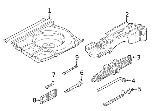 Jack & Components for 2023 Volkswagen Atlas #0