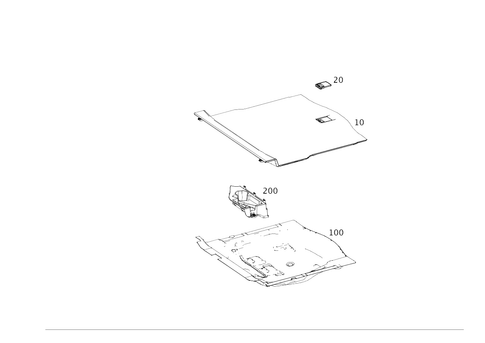 Load Compartment Floor for 2023 Mercedes-Benz CLA 250 #0