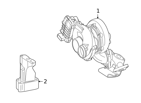 Turbo Charger for 2008 Mercedes-Benz ML320 #0