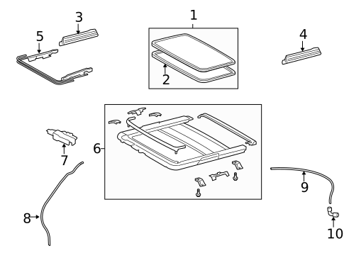 Sunroof for 2011 Lexus GS450h #0