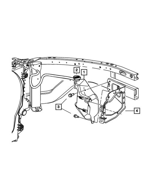 Engine Coolant Reservoir (Bottle) for 2010 Dodge Ram 3500 #0