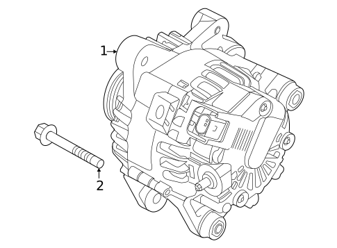 Alternator for 2021 Hyundai Elantra #1