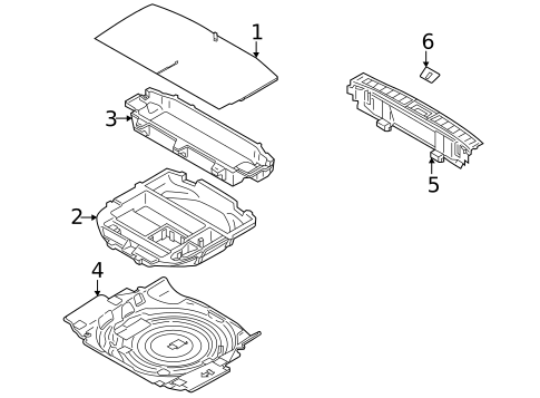 Interior Trim - Rear Body for 2022 Mitsubishi Outlander #0