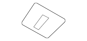 7240A250XA - Body: Rear Trim Cap for Mitsubishi: Outlander, Outlander PHEV Image