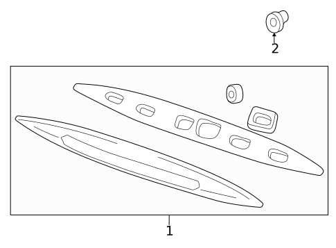 High Mounted Stop Lamp for 2000 Honda S2000 #0