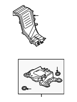 B37F5603Y - Electrical: Lower Bracket for Mazda Image