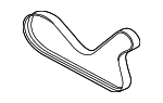 MZ690264 - Cooling System: Serpentine Belt for Mitsubishi Image