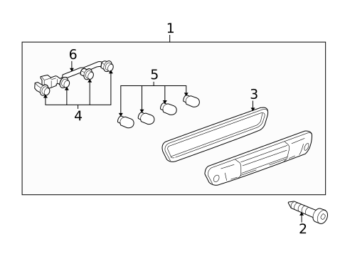 High Mount Lamps for 2006 Isuzu i-350 #0