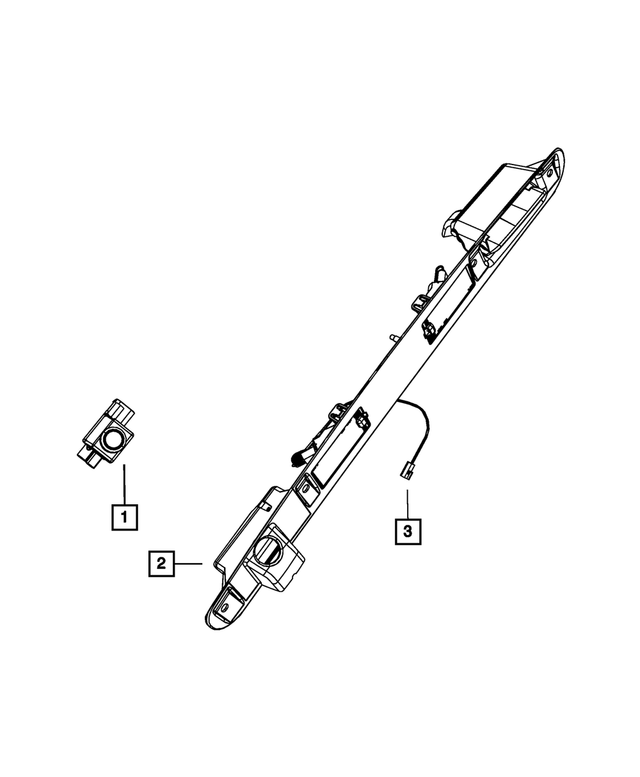 68188226AA - Electrical: License Lamp Wiring for Mopar Image