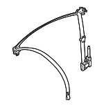 8614527 - : 1998-2002 Volvo C70 - Belt &amp; Retractor for Volvo: C70 Image