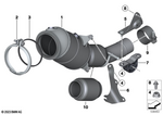 18327646432 - : Rp Catalytic Converter.Close To The Engine for BMW: X1 28i, X1 28iX, X3 28i, X3 28iX, X4 28iX Image