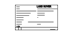 LR138929 - Body: Vin Label for Land Rover: Defender 110, Defender 90 Image