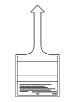 BAC501560 - Body: Air Bag Label for Land Rover: Defender 110, Defender 130, Defender 90, Discovery, LR3, LR4, Range Rover, Range Rover Evoque, Range Rover Sport, Range Rover Velar Image