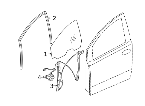 Front Door for 2007 Nissan Quest #0