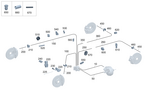 2234202700 - : Brake Line for Mercedes-Benz Image