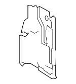 31353296 - Body: Air Guide for Volvo: S60, S60 Cross Country, V60, V60 Cross Country Image