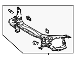 31416114 - Body: Radiator Support for Volvo: S60, S60 Cross Country, V60, V60 Cross Country Image