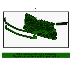 2022-2026 Chevrolet Grille 85573522 | TascaParts.com