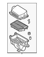 281101W170 - : Air Cleaner Assembly for Kia Image