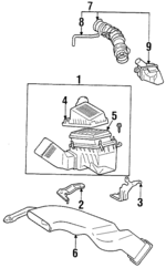 1991-1998 Toyota - Engine Air Filter