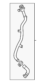 LR152383 - Fuel System: Filler Pipe for Land-Rover Image