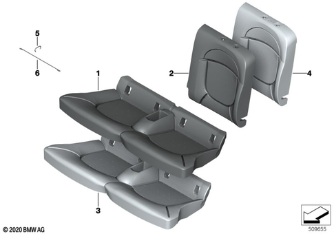 Rear Seat for 2020 Mini Cooper S #0