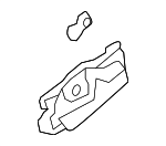 836101R000S4 - Body: Handle, Inside for Hyundai: Accent Image