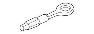 97072155102 - Body: Tow Hook for Porsche Image
