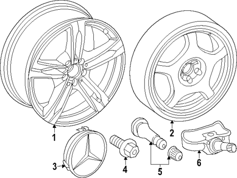 Wheels for 2023 Mercedes-Benz EQS 450 SUV #1