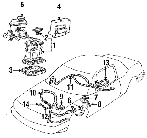 Hydraulic System for 1992 Buick Regal #0