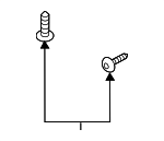 8R0823225 - Body: Fender Liner Clip for Audi: A6 allroad, A6 Quattro, A7 Sportback, RS6 Avant, RS7 Sportback, S6, S7 Sportback Image