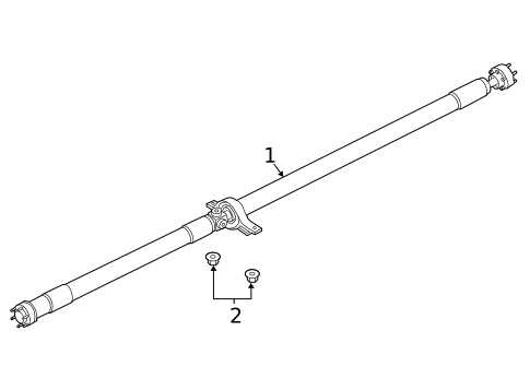 Drive Shaft for 2023 Ford Escape #0