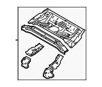 655103Y000 - Body: Center Floor Pan for Hyundai: Elantra Image