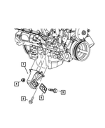 6507608AA - Engine Mounting: Hex Head Screw And Washer for Mopar Image