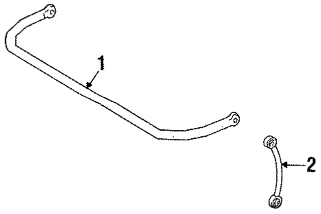 52003142 - Suspension: Stabilizer Bar for Mopar Image