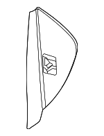 24768903009051 - Body: End Cap for Mercedes-Benz Image