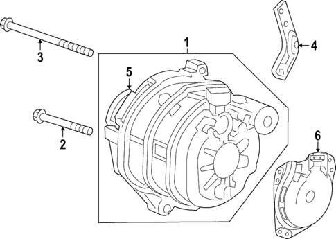 Alternator for 2023 Honda HR-V #0