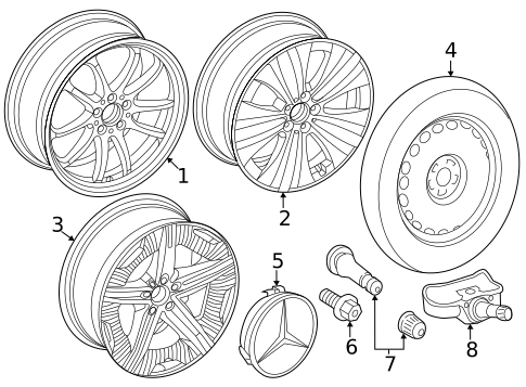 Wheel for 2023 Mercedes-Benz EQE 350 #0