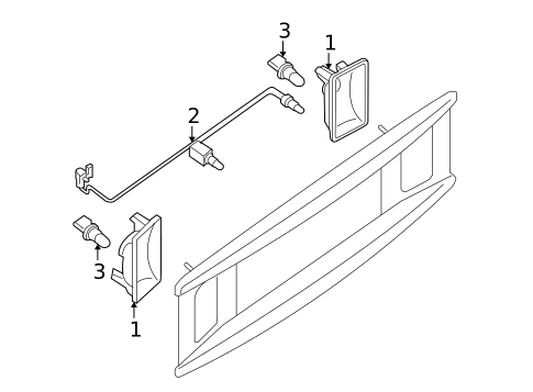 License Lamps for 2005 INFINITI QX56 #0