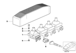 12137599218 - Engine Electrical System: Ignition Coil for BMW Image