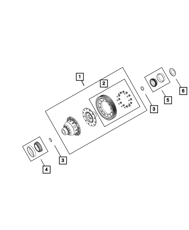 68146365AA - : Differential Bearing Shim for Mopar Image
