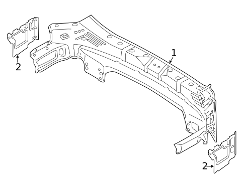 Rear Body for 2022 Hyundai Santa Fe #0