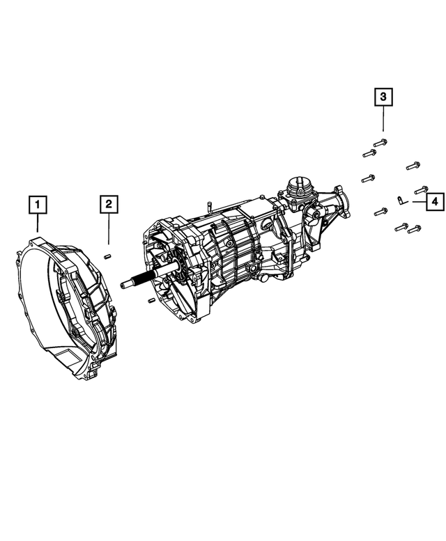 4626514 - TR6060; 6-Speed; Manual Transmission: Transmission Case Dowel for Mopar Image