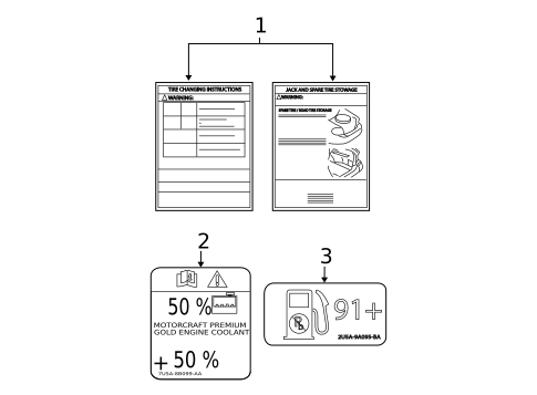 Labels for 2006 Ford Fusion #0