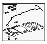 63310AN451C0 - Body: Headliner for Toyota: Sequoia Image