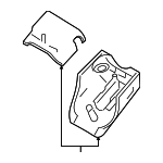 8G1Z3530AA - Steering: Column Cover for Ford: Taurus | Mercury: Sable Image