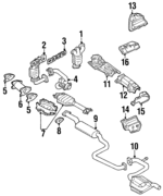1S8Z5G232DB - : Exhaust Manifold for Ford Image