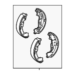 449574030 - : 2012-2015 Scion iQ - Brake Shoes for Scion: iQ Image